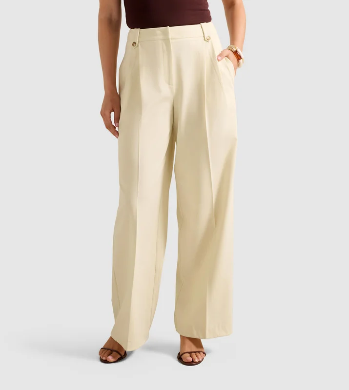 فورايفر نيو Pa5198-Ecru Melange Women's Pants